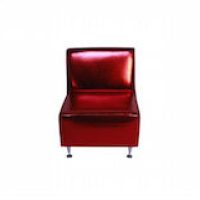 Avery Armless Chair Red