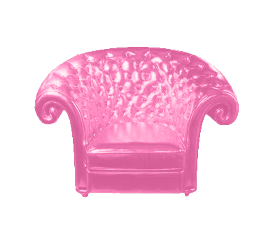 Pink Glam Arm Chair - Lux Lounge EFR (888) 247-4411