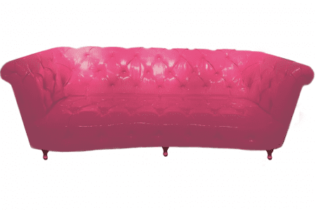 Pink glam sofa