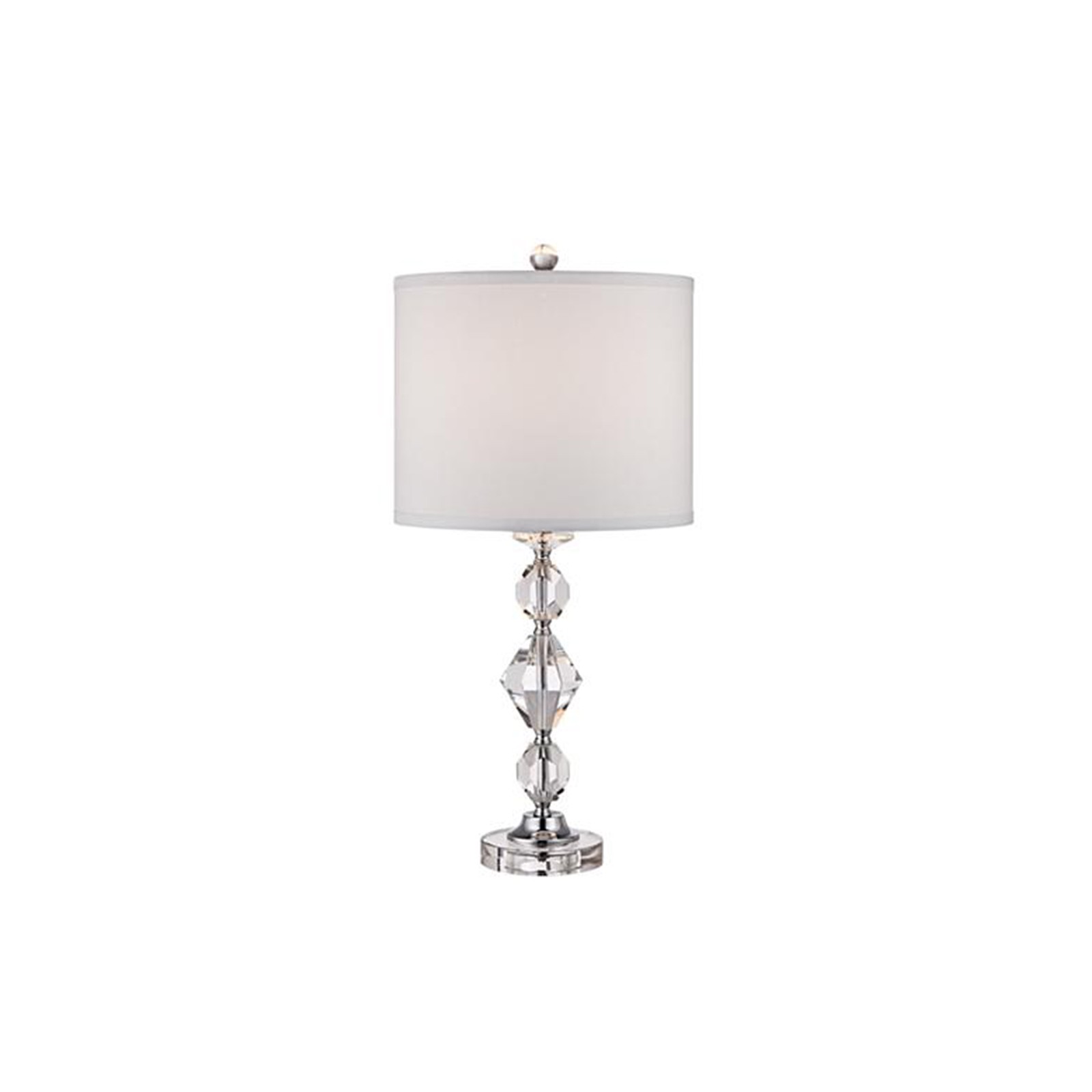 white diamante table lamp