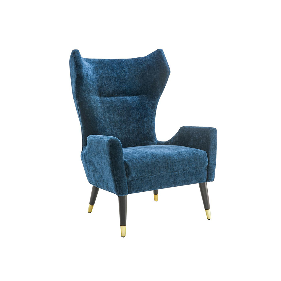 Jerry Navy Velvet Chair Lux Lounge Efr 888 247 4411