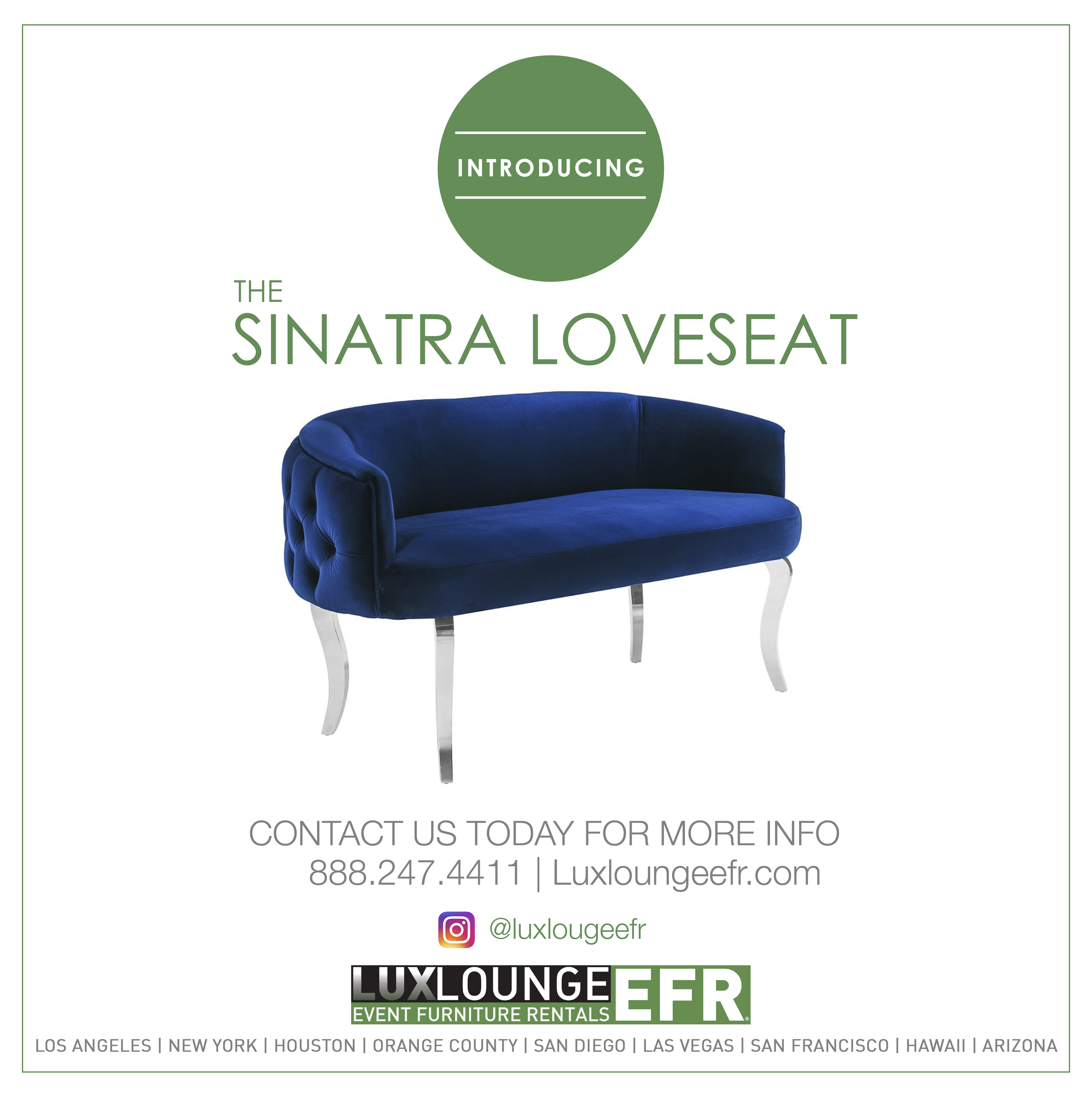 Event Furniture Rental Orange County Lux Lounge Efr 888 247 4411
