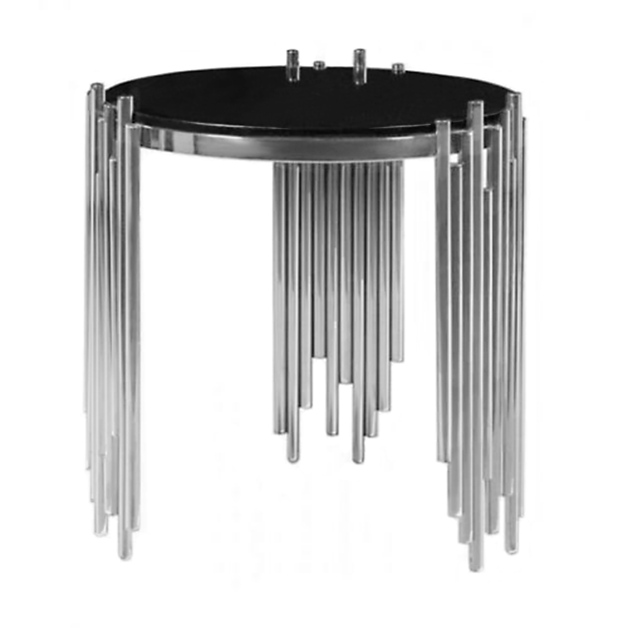 Twist Dining Table (Silver) Lux Lounge EFR (888) 2474411