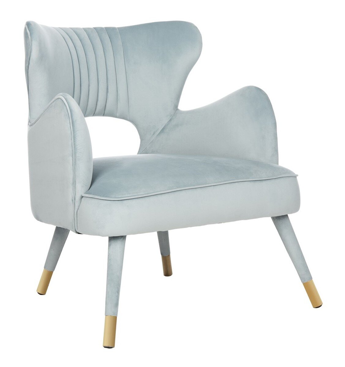 Huskins Tufted Chaise Lounge | Velvet chaise lounge 